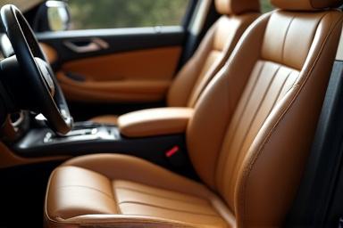 Detailing intérieur avec soin du cuir